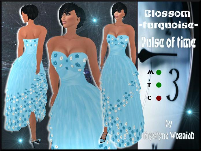 Pulse of time Blossom turquoise