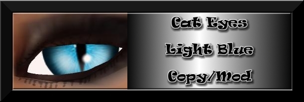 Cat Eyes - Light Blue