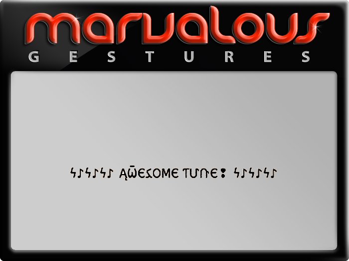 AWESOME TUNE! GESTURE