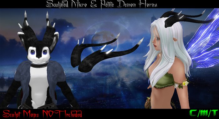 Micro & Petite Demon Horns Boxed 