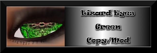 Lizard Eyes - Green