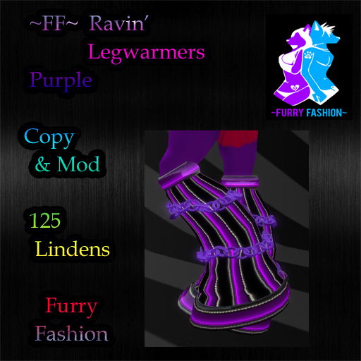 ~FF~ Ravin' Legwarmers Purple