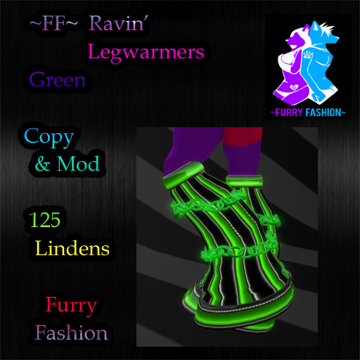 ~FF~ Ravin' Legwarmers Green