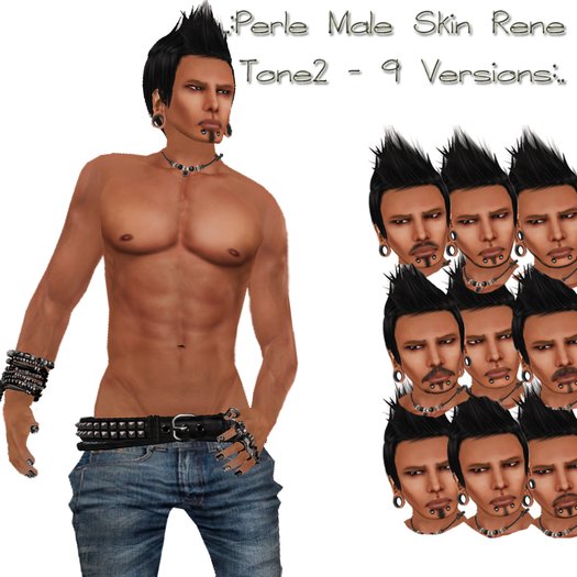 ..:Perle Male Skin Rene Tone 2 