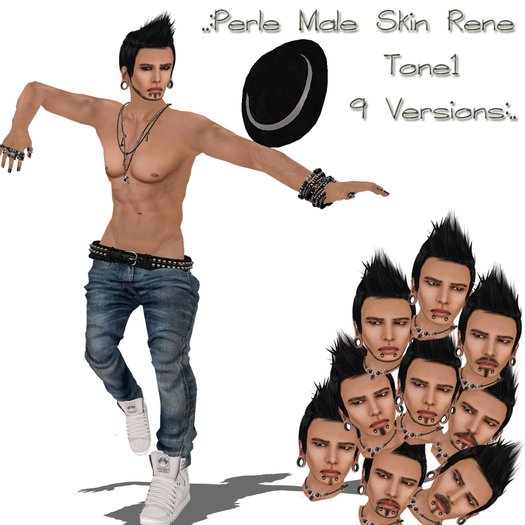 ..:Perle Male Skin Rene Tone 1 