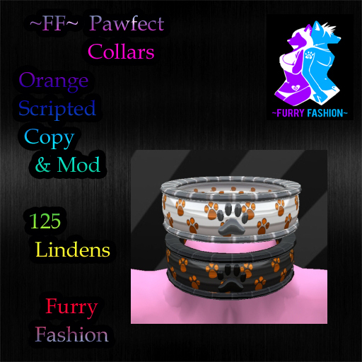 ~FF~ Pawfect Collars Orange