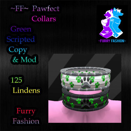 ~FF~ Pawfect Collars Green
