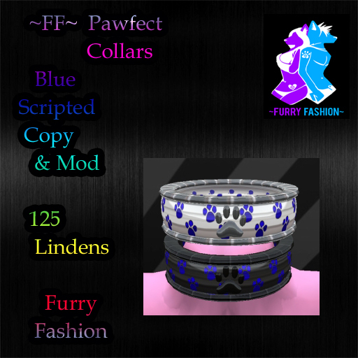 ~FF~ Pawfect Collars Blue