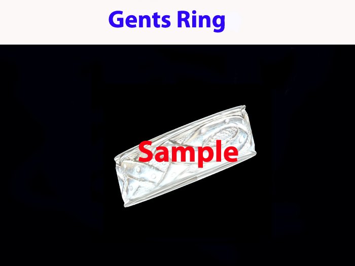 Scottish Silver Celtic Mens Ring