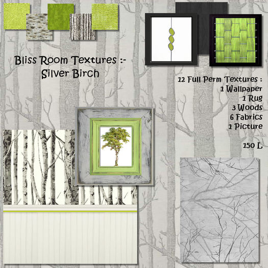 Bliss Room Textures - Silver Birch - Box