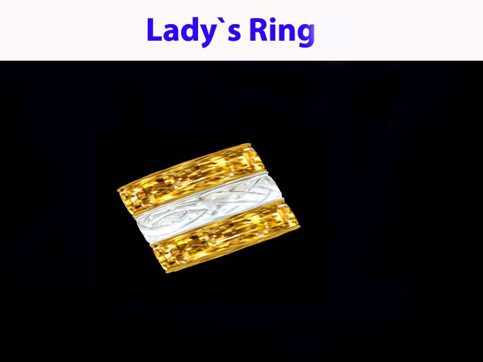 Celtic gold-silver womens ring