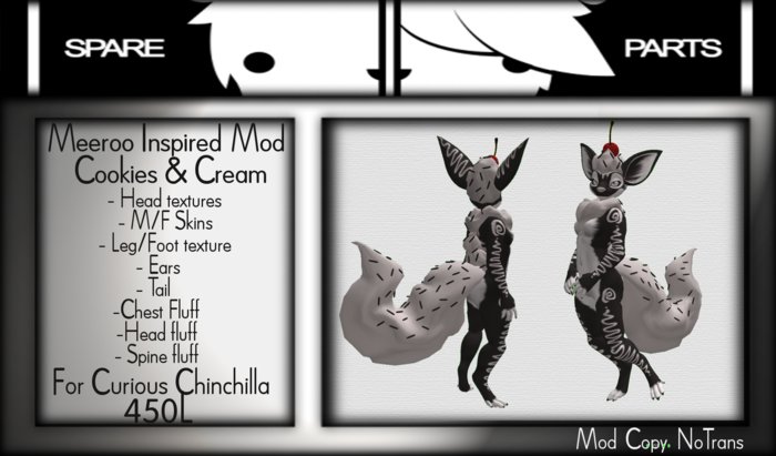 Meeroo inspired Cookies & Cream Cupcake mod