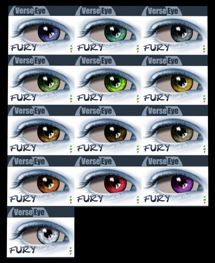VerseEye - Fury - All 13 Colors - Fat Pack