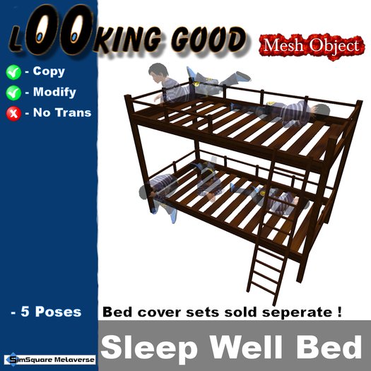Looking Good BunkBed dark wood [box]