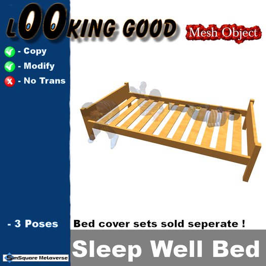 Looking Good Bed light wood [box]