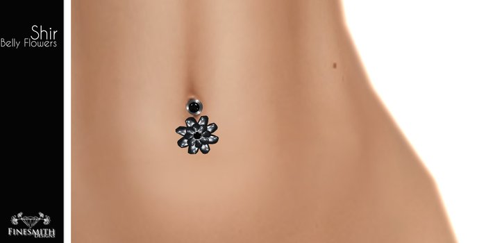 Finesmith belly jewell- Shir Black