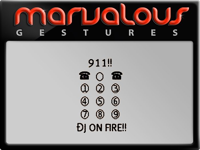 GESTURE - 911!!  DJ ON FIRE!!