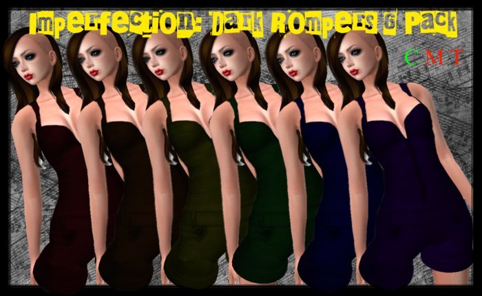 Rompers Darks Pack Of Six