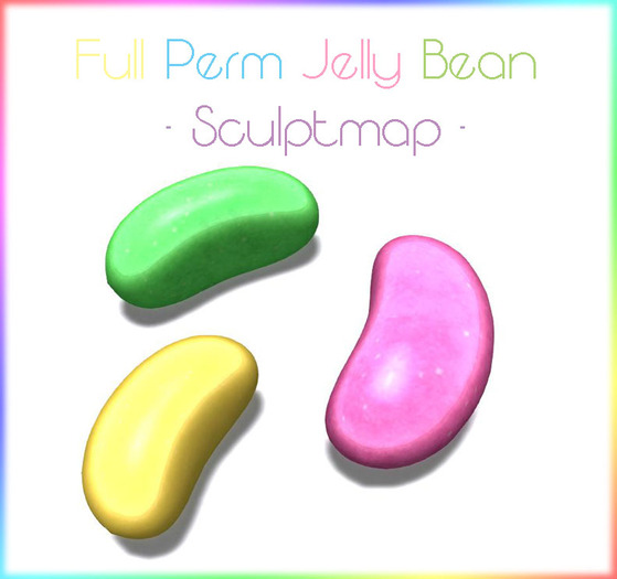 Full Perm Jelly Bean Sculptmap