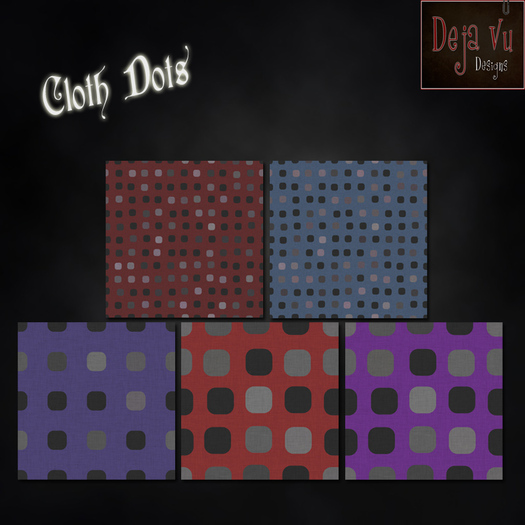Cloth Dots Pattern Texture Set