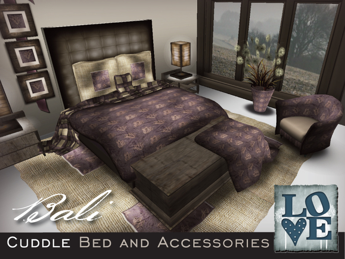 Bali menu driven Love and Cuddle Bed, Room-In-A-Box