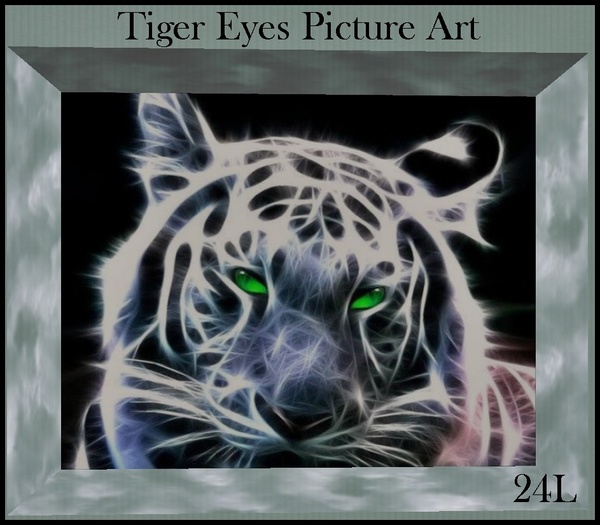 Tiger Eyes Picture Art