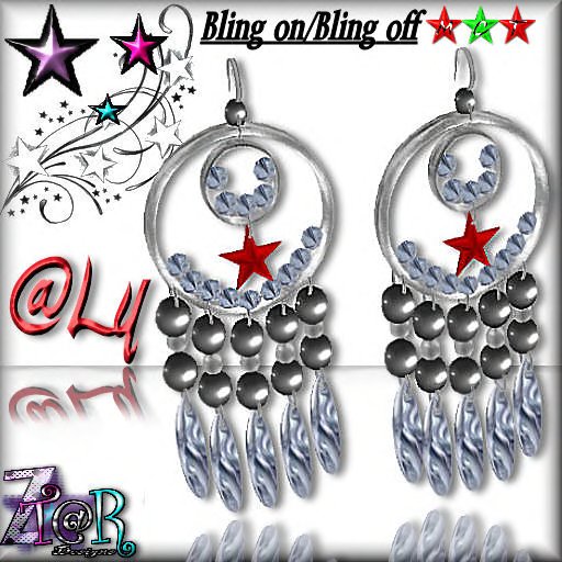 ZTAR ALY EARRINGZ R3D V1