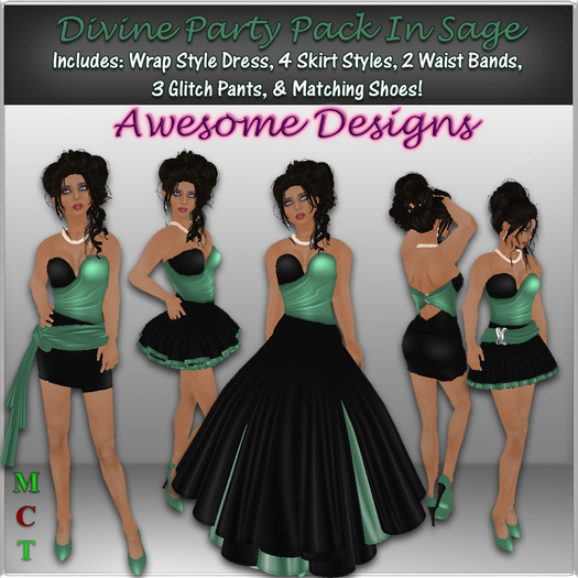 *Awesome Designs Divine Party Pack In Sage