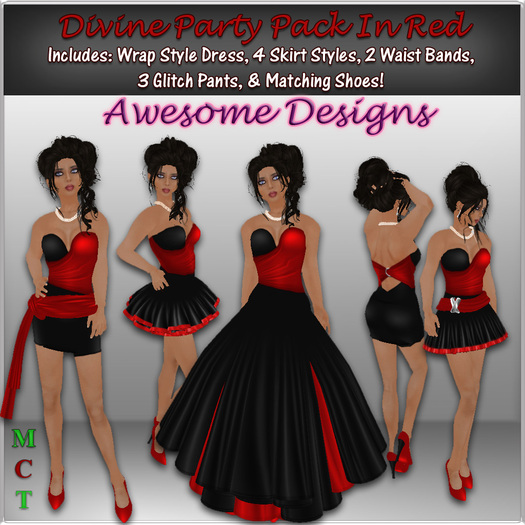 *Awesome Designs Divine Party Pack In Red