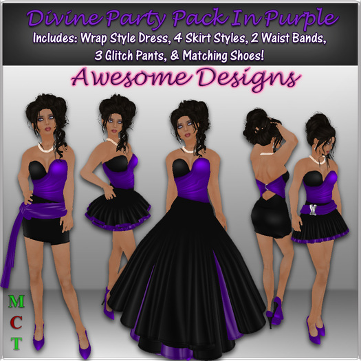 *Awesome Designs Divine Party Pack In Purple