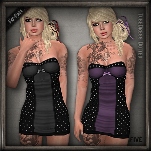 20.FIVE TubeDress Dot