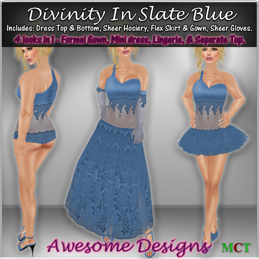 *Awesome Designs Divinity In Slate Blue