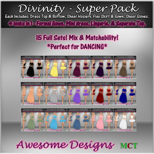 *Awesome Designs Divinity Super Pack (15 Sets)