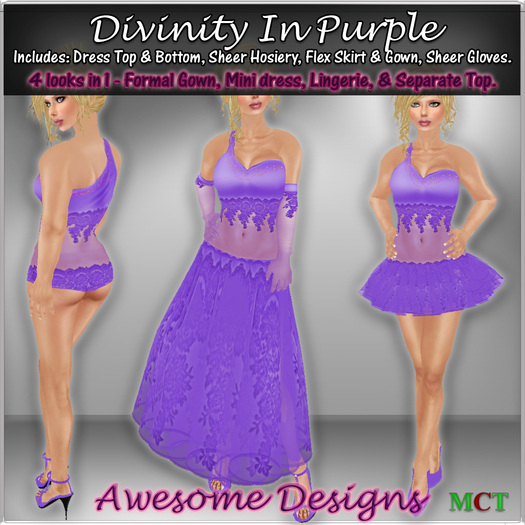 *Awesome Designs Divinity In Purple