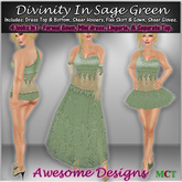 *Awesome Designs Divinity In Sage Green