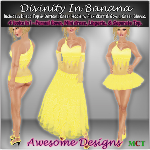 *Awesome Designs Divinity In Banana