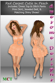 *Awesome Designs Red Carpet Cutie In Peach