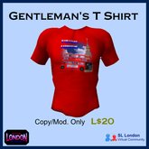 VL London Mens T Shirt (Red)