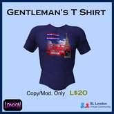 VL London Mens T Shirt (Blue)