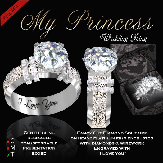 My Princess Gold Ring