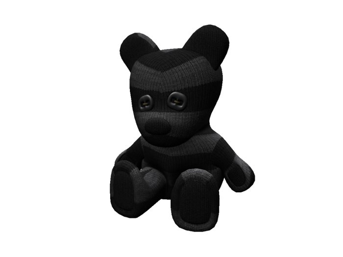 mesh teddy Stripey