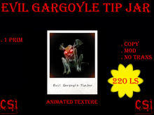 Evil Gargoyle Tip Jar (box)