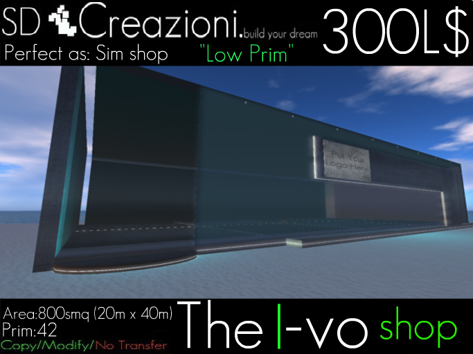 The I-vo Shop 800smq (20m x 40m) 