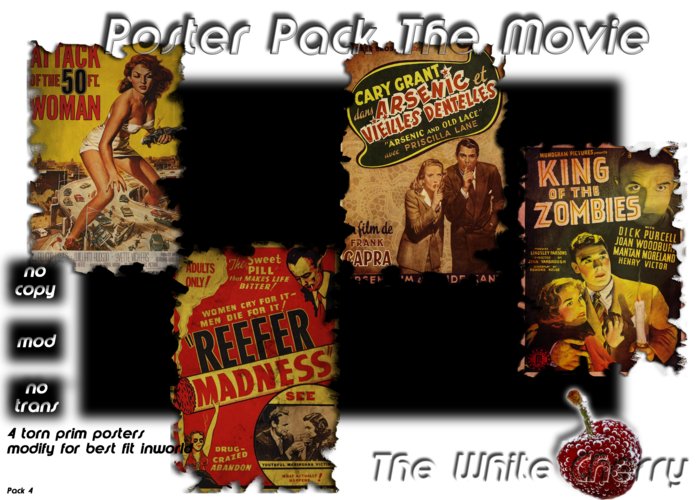 [TWC] Poster Pack The Movies - Pack 4 (boxed)