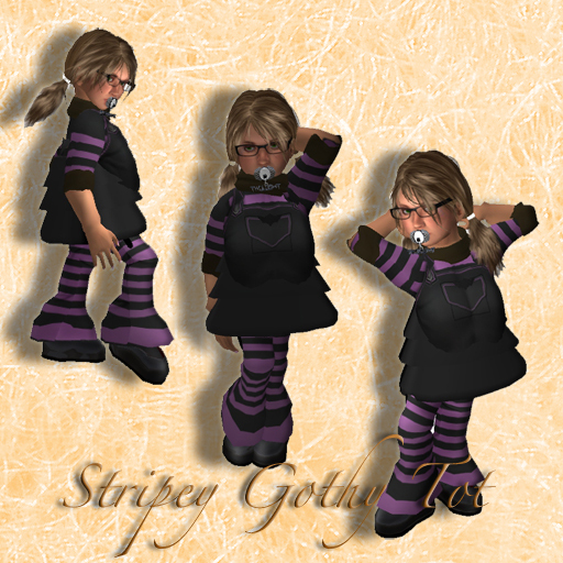 Stripey Gothy Tot