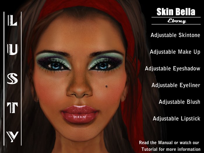 Bella Skin Ebony Tanned Demos