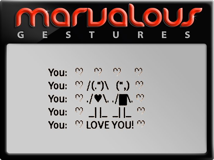 GESTURE - LOVE YOU 