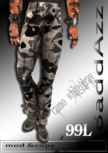 White Camo Pants