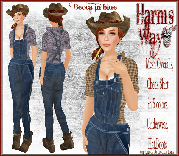 Harm's Way Becca in blue