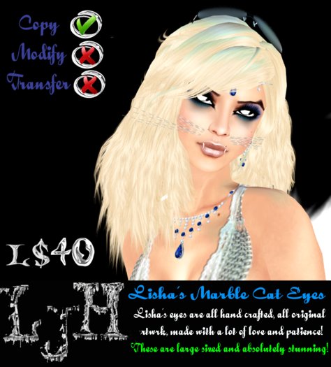 [LJH] Lisha's Marble Cat Eyes